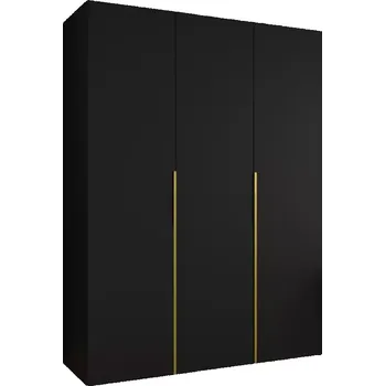 Předsíňová stěna Skříň Alicante I 150 černá/zlatá