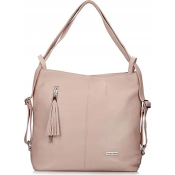Kabelka Toscanio kabelka z pravé kůže růžová