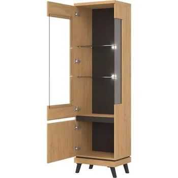 Obývací stěna Vitrína Ate At05 dub kamenný