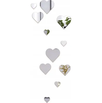 Zrcadlo Zrcadlo Zrcadlo 50 x 120 Padající srdíčka