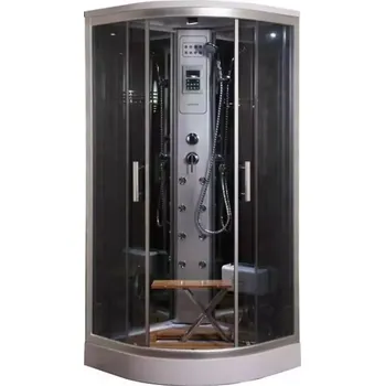 Sprchový box s hydromasáží Lucy y8853 90/90 4-díly