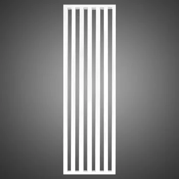 Lamelová stěna 3d MDF Bílá 600x2650mm