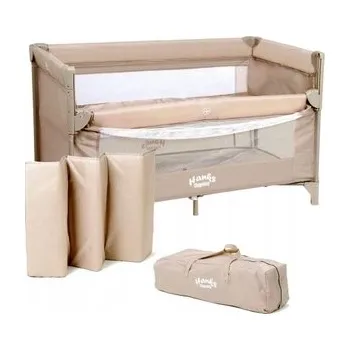 Dětská postýlka Cestovní postýlka HanksKids 73 x 126 cm béžová