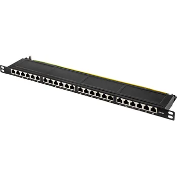 Switch Renkforce síťový patch panel 483 mm (19) CAT 6A 0.5 U osazený