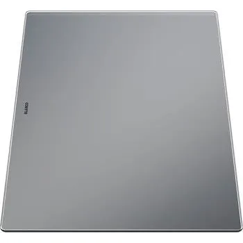 Kuchyňské prkénko BLANCO skleněná krájecí deska, stříbrná