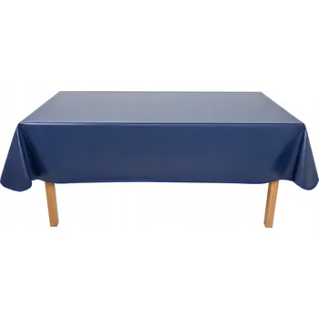 ubrus Dekorativní ubrus odolný proti skvrnám a vodě jednobarevný modrý 140x180