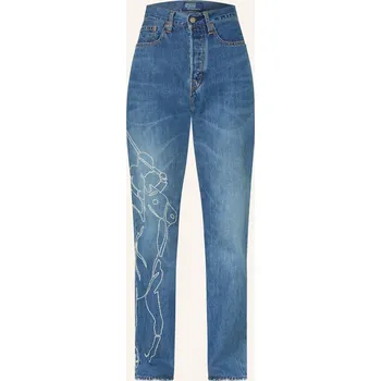 Dámské džíny Polo Ralph Lauren Dámské Rovné Džíny, 001 junesel wash, 36