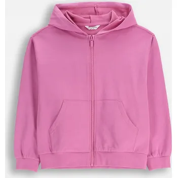 Dámská mikina Rozepínací Mikina Dětská Růžová Mikina pro dívky Velikost 110 Coccodrillo WC6