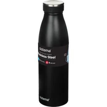 Termoska Termoska Sistema Stainless Steel 500 ml Barva: černá