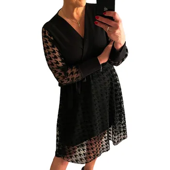 Dámské šaty Genesy koktejlové šaty glamour midi velikost 40