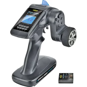 RC vybavení Carson Modellsport Reflex Wheel Pro III LCD 2.4 GHz RC pistolové dálkové ovládání 2,4 GHz Kanálů: 3 vč. přijímače