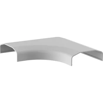 kabelová chránička Kryt pro kabel systémový plast 127 x 127 x 21,5 mm Maclean MC-697 W