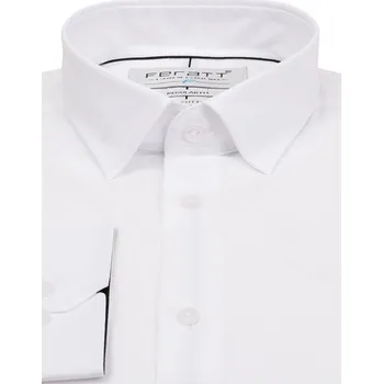 Pánská košile FERATT PIMA REGULAR bílá Velikost: XXXL