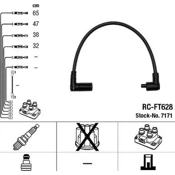 Auto-moto Sada kabelů pro zapalování NGK 7171