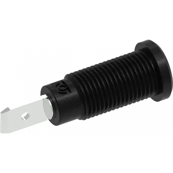 Krokosvorka Electro PJP 228-2-I-CD1-N bezpečnostní vestavná zásuvka 4 mm černá 1 ks