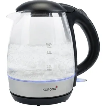 Rychlovarná konvice Korona rychlovarná konvice, černá, nerezová ocel, 20608