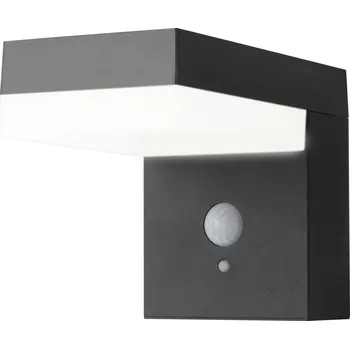 Stojací lampa Sygonix SY-4715526 venkovní solární nástěnné osvětlení s PIR senzorem SMD LED 6 W černá