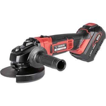 úhlová bruska Aku úhlová bruska Hahn & Sohn Cedrus AG125LI-SET – s baterií a nabíječkou v kufru
