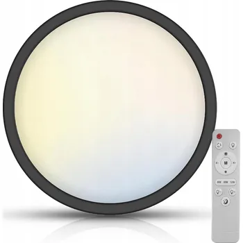 LED Stropní Stropní svítidlo stmívatelné 24W, stropní svítidlo s dálkovým ovládáním, 3200LM