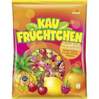 Bonbon Storck Kau Früchtchen ovocné karamely 425g
