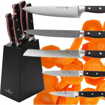 Kuchyňský nůž Sada nožů v bloku Zwieger KLASSIKIER 5 ks
