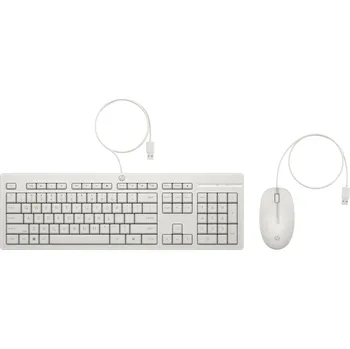 HP 225 Kabelová myš a klávesnice Cashmere White
