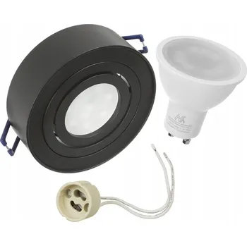 Bodové svítidlo Svítidlo pro zápustnou montáž MCE462 B 7W černá + GU10