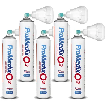 Inhalátor Přenosný 99,4% inhalátor kyslíku v plechovce Promedix 12L, PR-994, 5 kusů