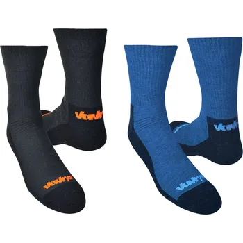 Ponožky Vavrys Trek CMX 2-pack černá-modrá Velikost: 34-36