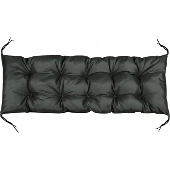 Polštář Polštář na zahradní lavici Europallet černý 120x40 cm