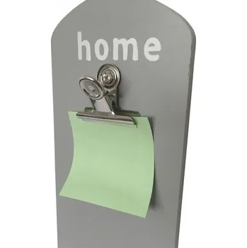 Kuchyňské prkénko DUE ESSE, Závěsné prkénko s klipsem na vzkazy, šedé