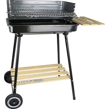 Zahradní gril Master Grill MG905 - grilovací vozík s kolečky na dřevěné uhlí