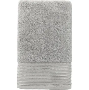 Koupelnová předložka Koupelnová osuška z bavlny MISS LUCY DAUNTE GREY 50 x 90 cm