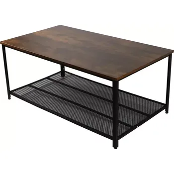 Obývací stěna Konferenční Stolek Loft 8629 E dark vintage wood