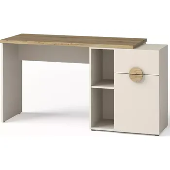 Dětská skříň Psací Stůl Melo ME8 Cashmere/Dub Artisan