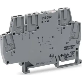 Relé Relé rozhraní 24V dc SPDT Lišta DIN 3A 250V ac 859 250V ac