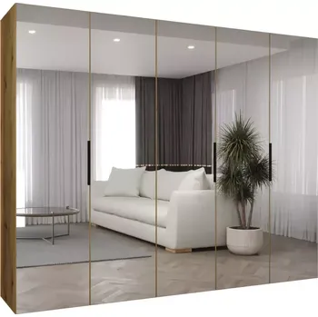 Předsíňová stěna Skříň Marbella III 250 artisan černá