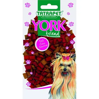 Pamlsek pro psa Pochoutka plněné polštářky mix pro psa 60g, YORK friend