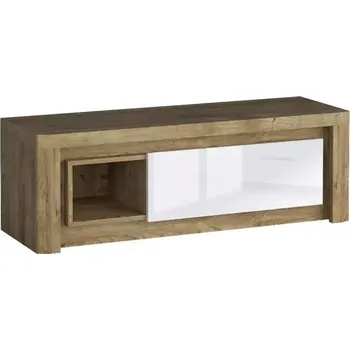 Televizní stolek Tv Stolek Livinio L10 Ribbeck/Bílý Lesk