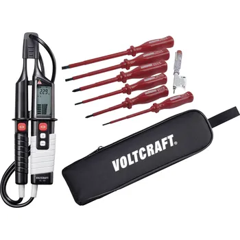 Multimetr VOLTCRAFT VC 65 dvoupólová zkoušečka napětí, CAT III 1000 V, CAT IV 600 V, LCD, akustika , LED