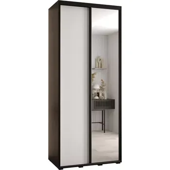 Předsíňová stěna Skříň 45 Canaris 3 110 černá/bílá/černá