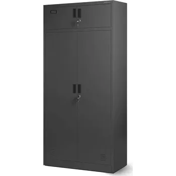 Kancelářská sestava Kancelářská skříň Borys kov antracit