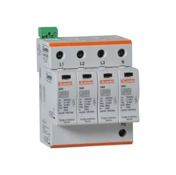 Přepěťová ochrana Přepěťová ochrana, řada: SA0 Jednafázová 60kA Lišta DIN