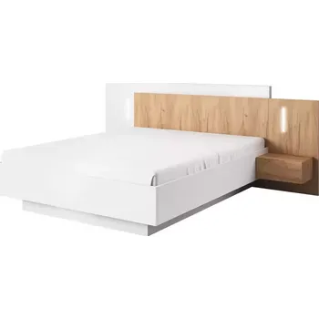 Postel Postel 3D B bílý/dub craft zlatý