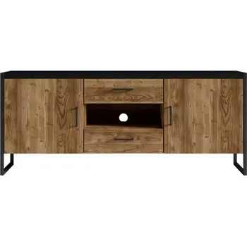 Komoda Komoda Tv 2d 2s Tarabo 41 Appenzeller Fichte-Černá