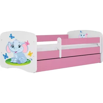 Ložnicová sestava Dětská postel Babydreams růžová 70x140 Slon