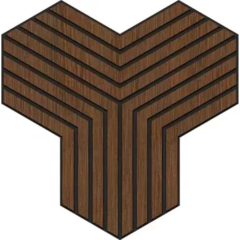 Obklad Frézovaný panel Triple wenge MDF
