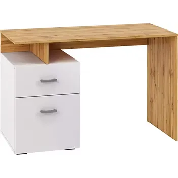 Psací stůl Psací Stůl Miu 119cm Dub Wotan/Bílý
