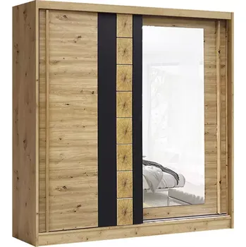 Kancelářská sestava Skříň Avantgarde AV-1-200 artisan/grafit