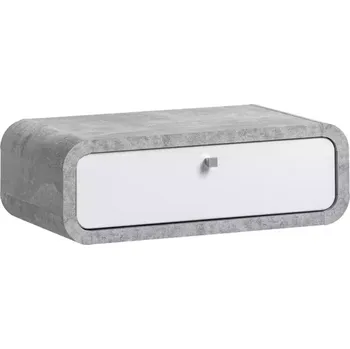 Polica Wally Typ04 Atelier/Bílý Lesk